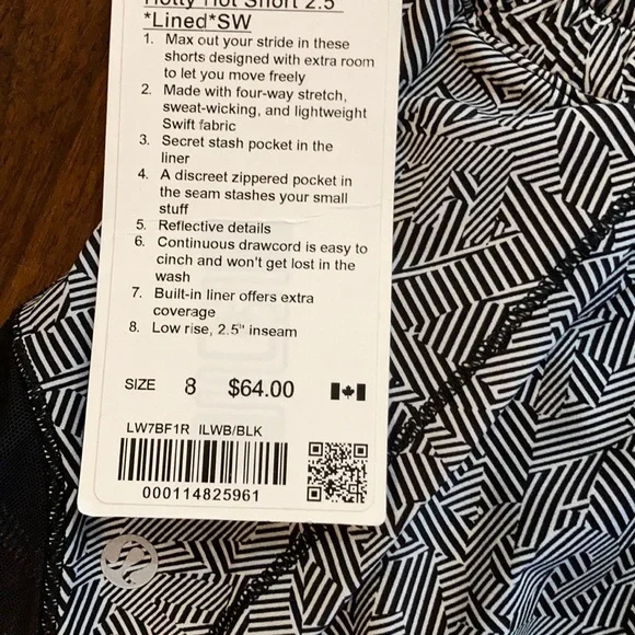 Lululemon Seawheeze Hotty Hot 🔥 Shorts RARE! NWT - Picture 2 of 6